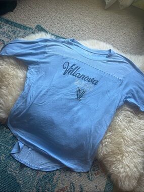 Villanova Wildcats Light Blue “Baseball” Tee